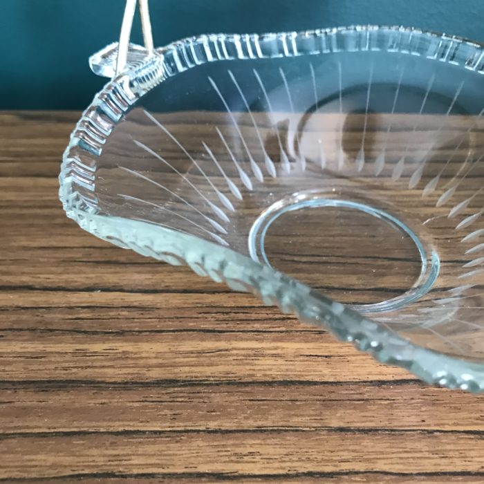 panier verre doré brocante clemence pau vintage décoration