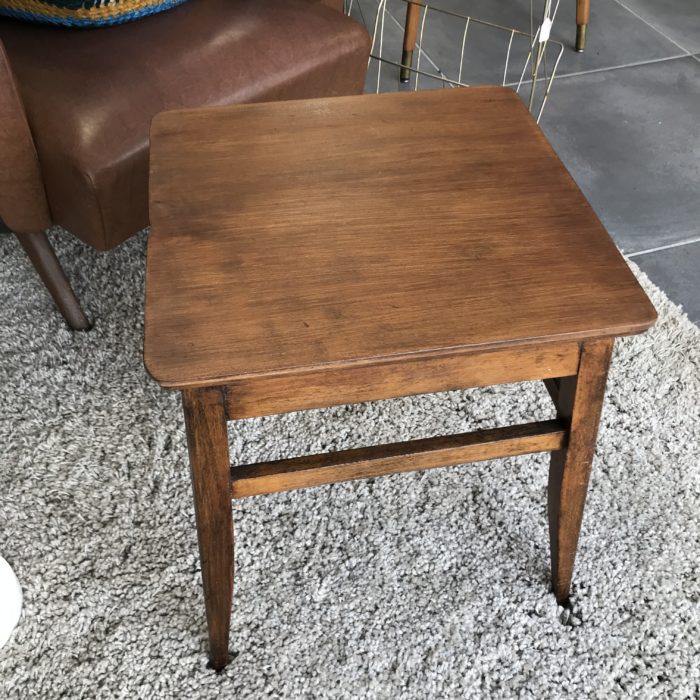 petite table basse bois brocante clemence vintage decoration pau