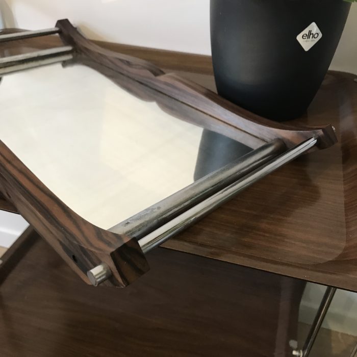 plateau miroir rectangle vintage brocante clemence pau