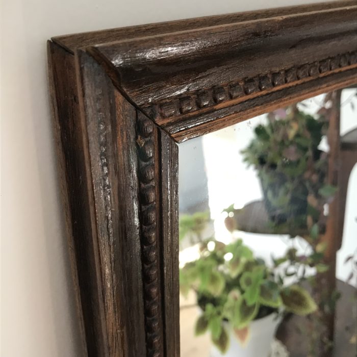 miroir bois vintage brocante clemence pau