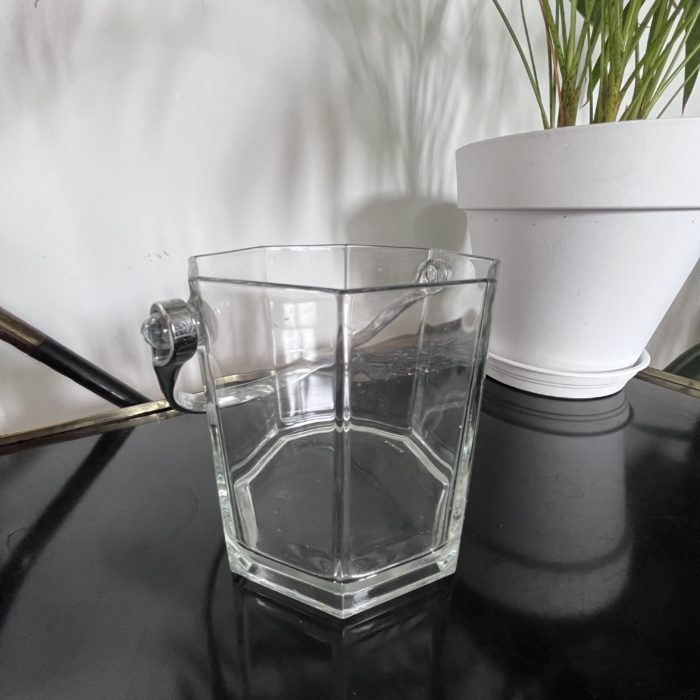 sceau glacon octogonal argent brocante clemence pau vintage