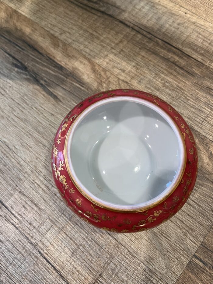 Boîte en porcelaine rouge décorée 💫❤️ – Image 5