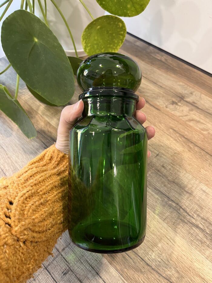 Bouteille en verre vert de pharmacie - Style vintage et authentique 🍃 – Image 6